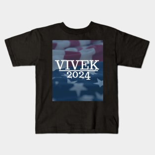 Vivek Ramaswamy for President 2024 (1) Kids T-Shirt